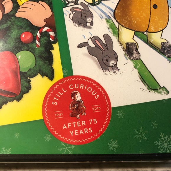 PBS Kids Curious George Holiday 2-Pack New DVD Very Monkey Christmas & Play Snow - Picture 5 of 16